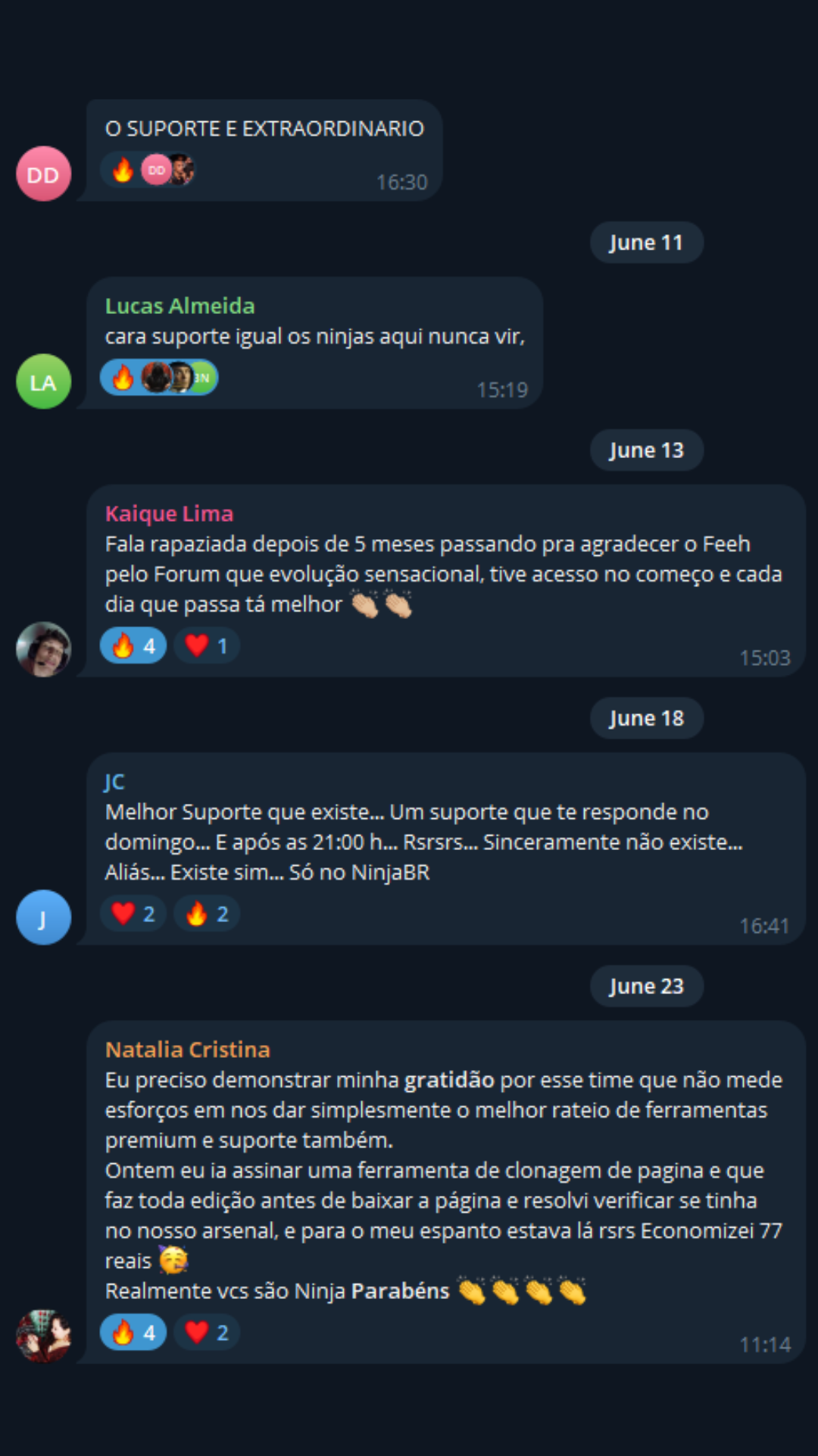 Depoimento membro NinjaBR