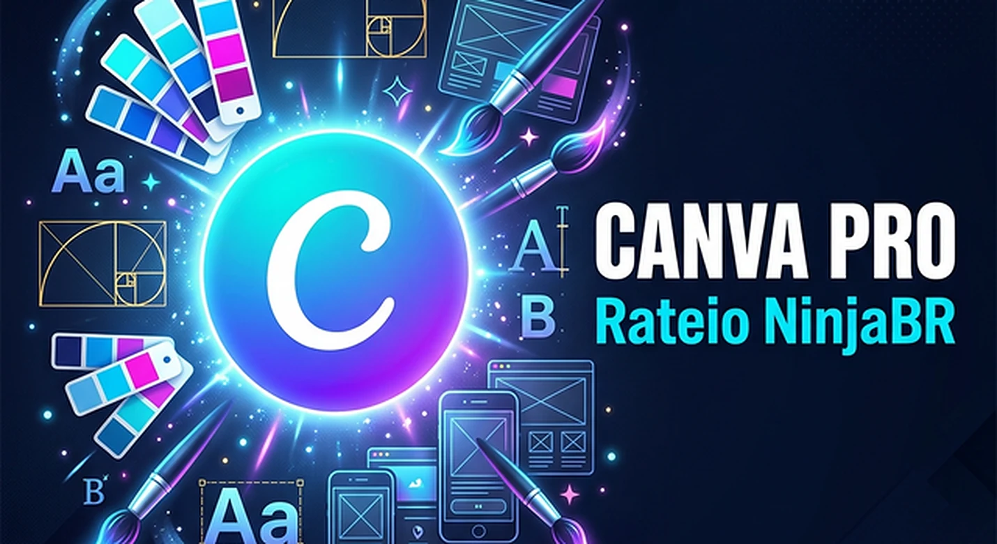 Rateio Canva Pro 2026 - como acessar Canva Pro barato no Brasil via NinjaBR
